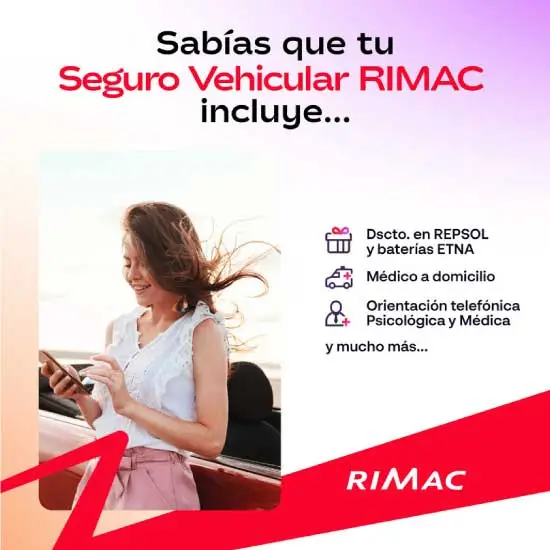 Beneficios de Rimac seguro vehicular