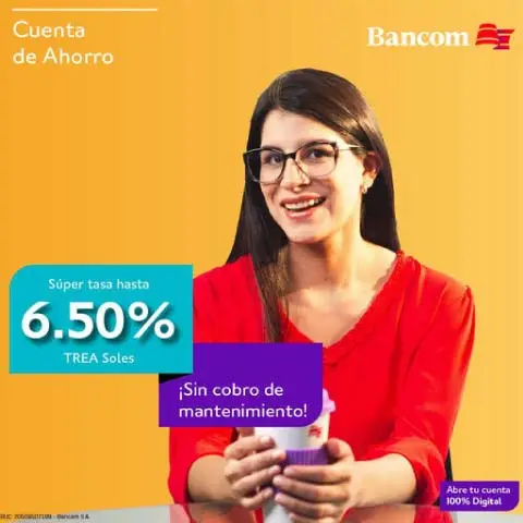 Beneficios de abrir una Cuenta de ahorros Bancom