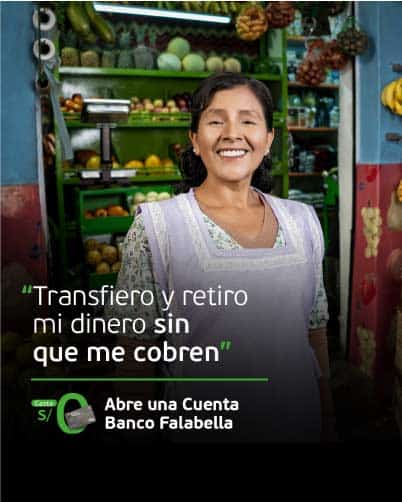 Beneficios de la cuenta Banco Falabella