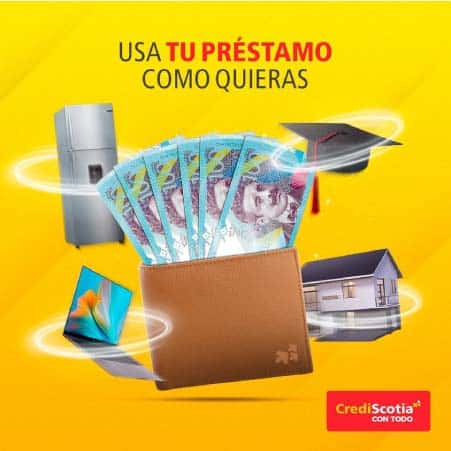 beneficios del Crédito Libre Disponibilidad CrediScotia