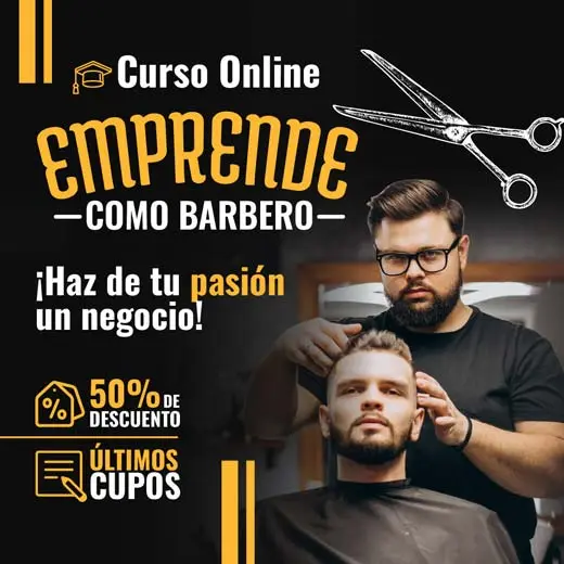 emprender como barbero curso online