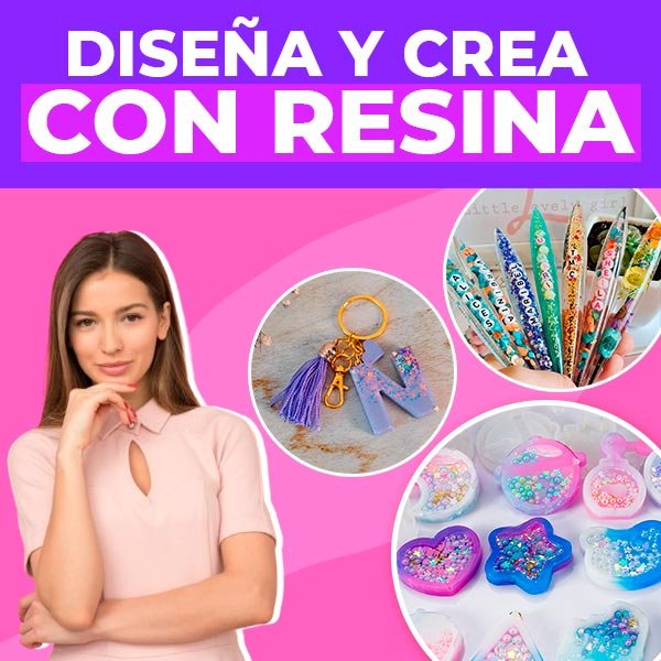 Curso completo de resina crea piezas unicas