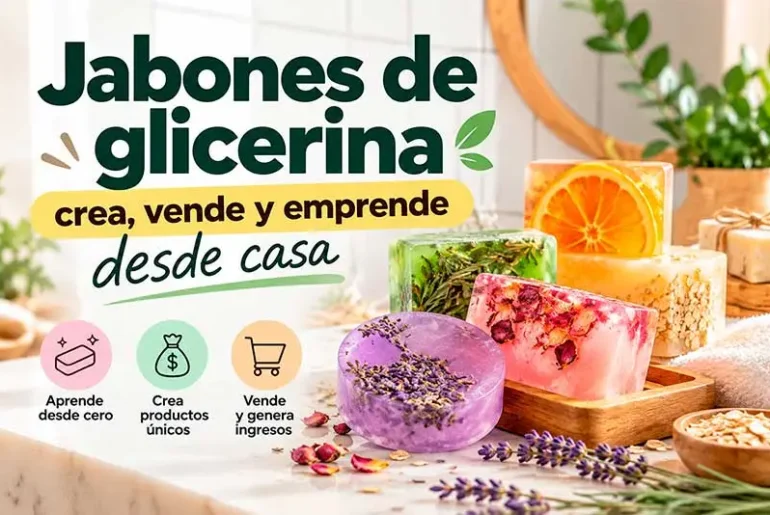 Jabones de glicerina aprende y emprende desde casa