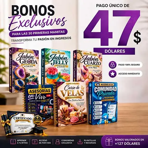 curso de jabones de glicerina